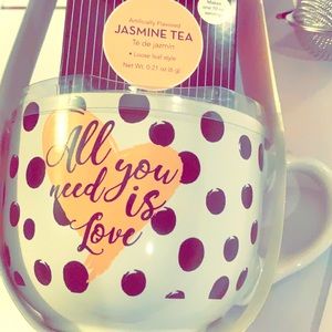 All You Need Is Love Cup w/ Tea and Diffuser